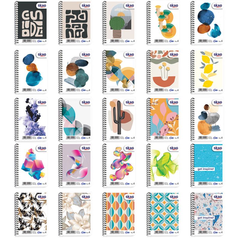 SKAG Spiral Note Pad P.P.(High Notes) 126X178 No 4