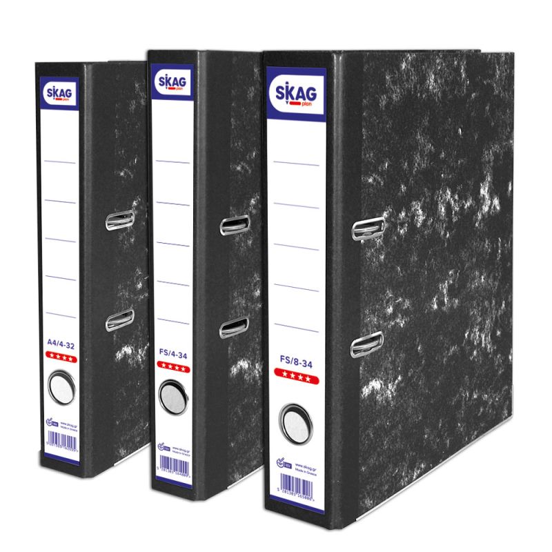 SKAG Arch Lever Files Paper Cover 4/34 Marble