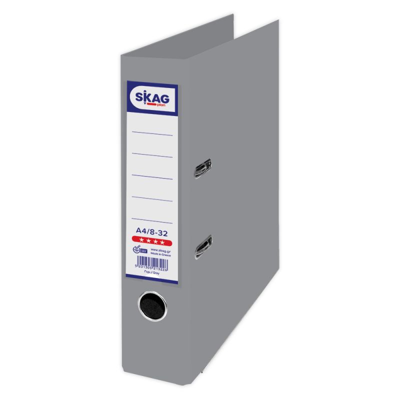 SKAG Arch Lever Files (Systems) P.P. A4 8/32 Grey