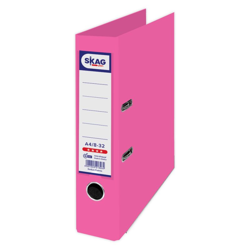 SKAG Arch Lever Files (Systems) P.P. A4 8/32 Fuschia