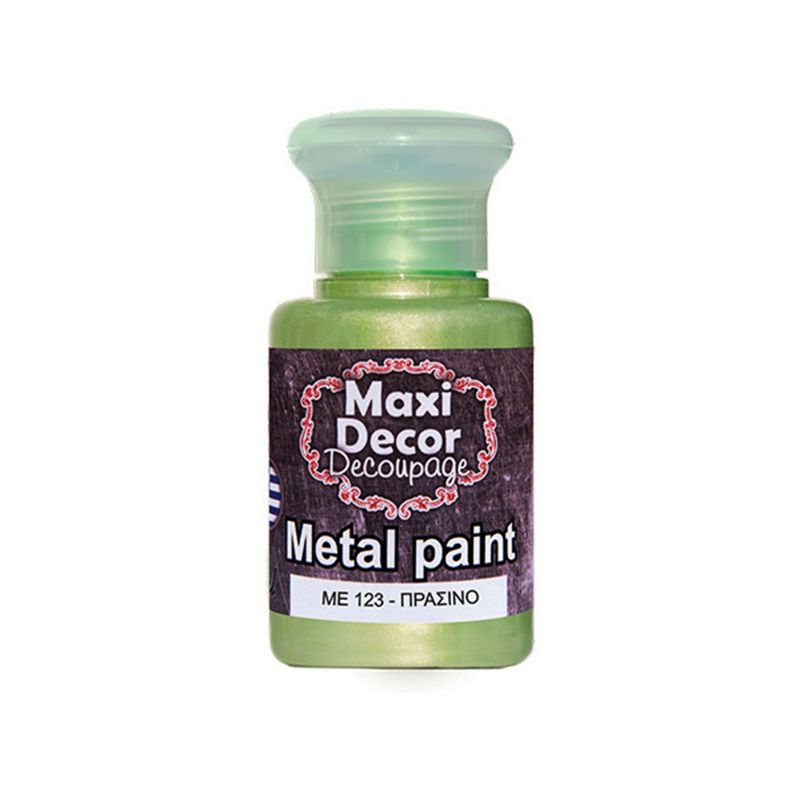 MAXI COLOR Metallic Colour Me-123 60Ml Green