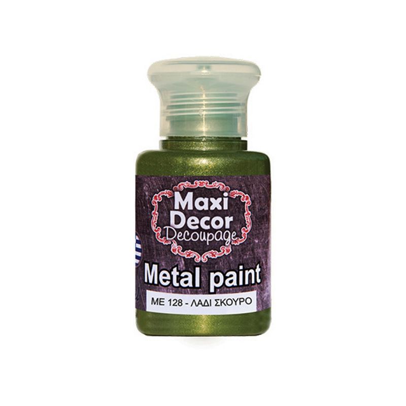 MAXI COLOR Metallic Colour Me-128 60Ml Dark Olive