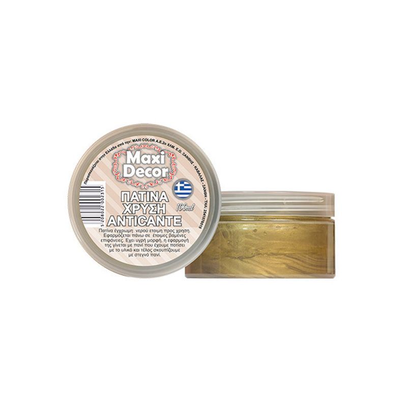 MAXI COLOR Πατίνα Χρυσό Anticante 100 Ml