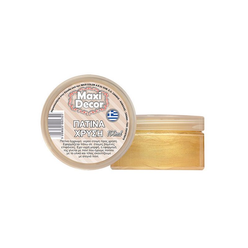 MAXI COLOR Πατίνα Χρυσό 100 Ml