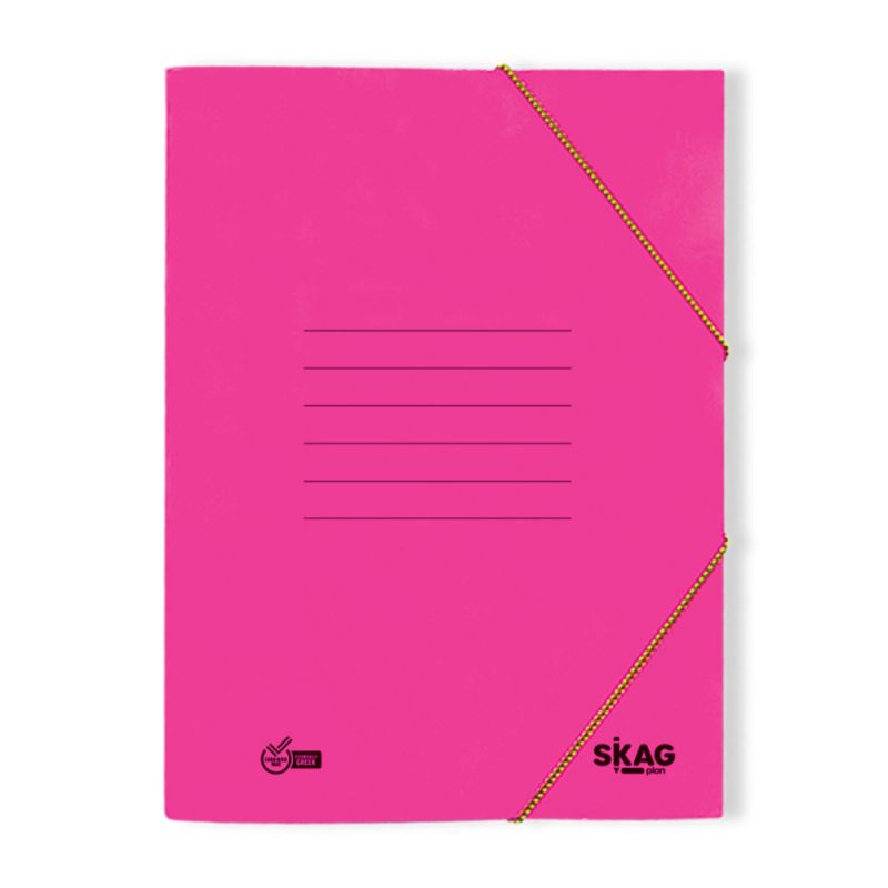 SKAG Ντοσιέ(Basic) Λάστιχο 25X35  Φούξια