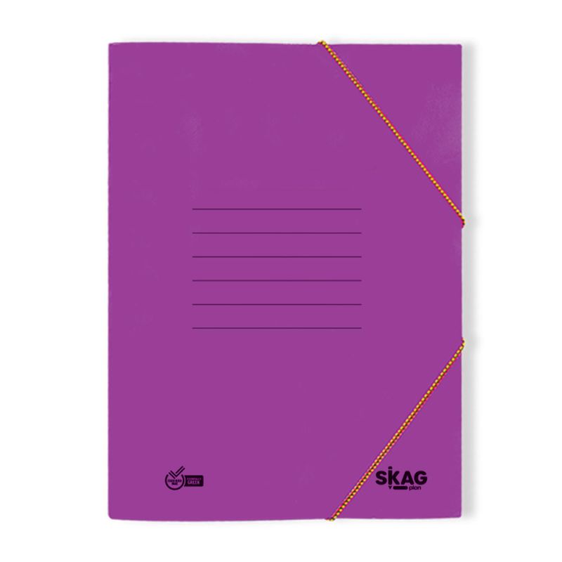 SKAG Ντοσιέ(Basic) Λάστιχο 25X35  Μώβ