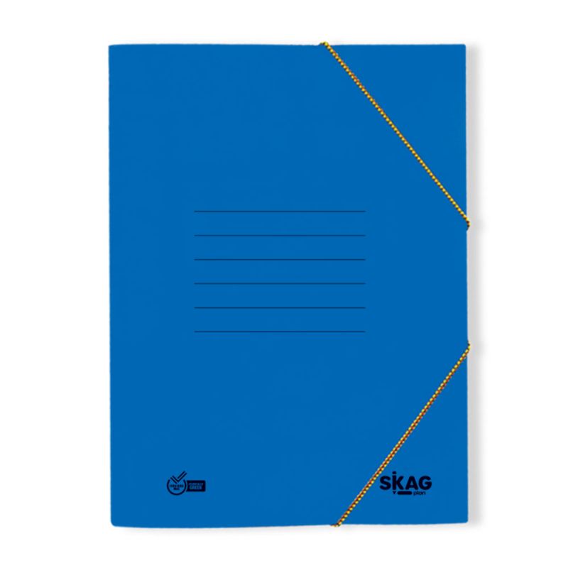 SKAG Ντοσιέ(Basic) Λάστιχο 25X35  Μπλέ