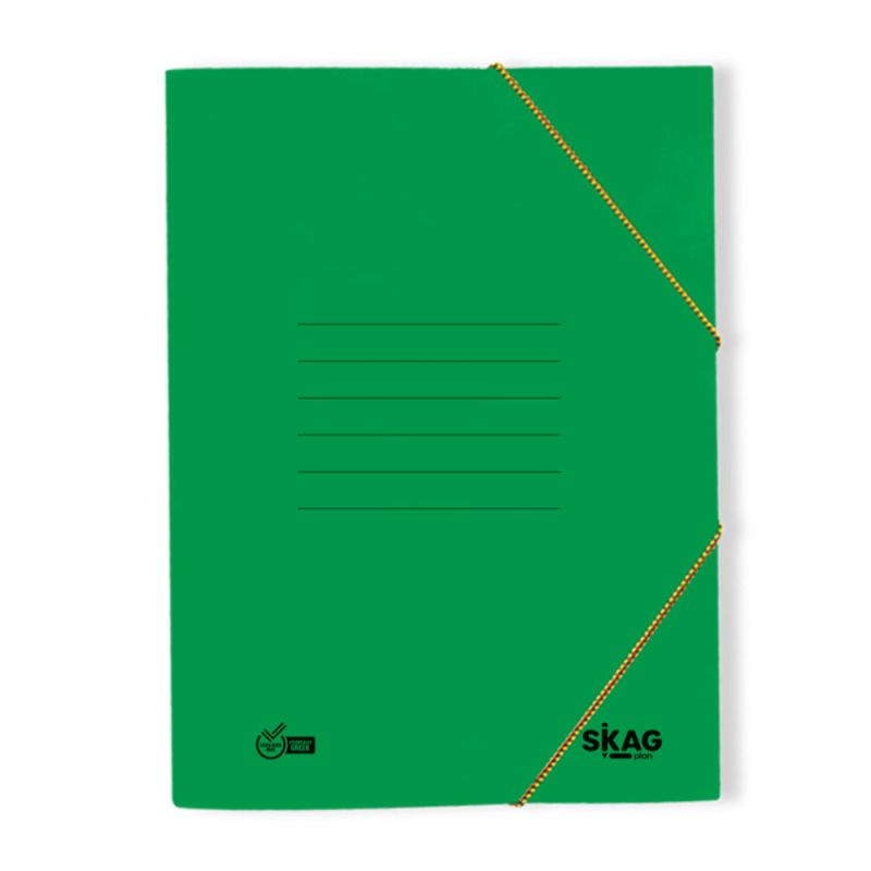 SKAG Ντοσιέ(Basic) Λάστιχο 25X35  Πράσινο