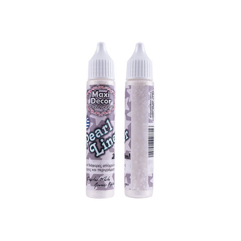 MAXI COLOR Pearliner-Crystal White Pearl 28Ml