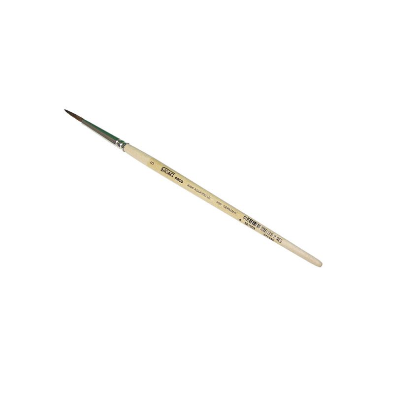 SKAG Aquarelle Paint Brushes For School Round Tip Pony 5
