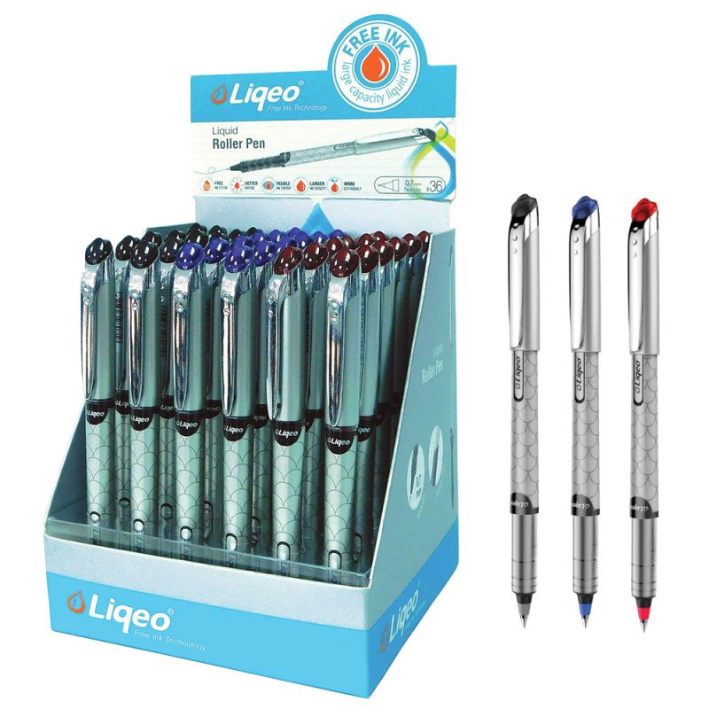 LIQEO Roller Ball Ct 0,7mm Display R-5005A 3 Colours