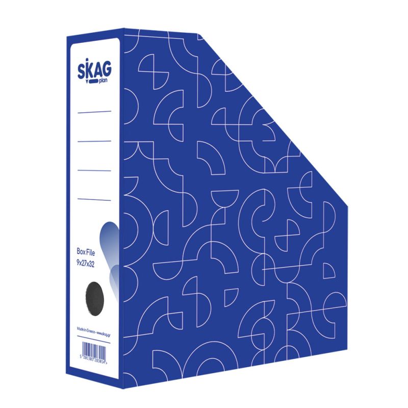 SKAG Magazine Box 34X28 9cm Blue