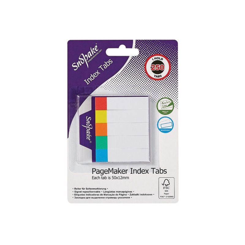 SNOPAKE Sticky Notes 76X50mm Neon 100 Pcs. 3 Colours 14007