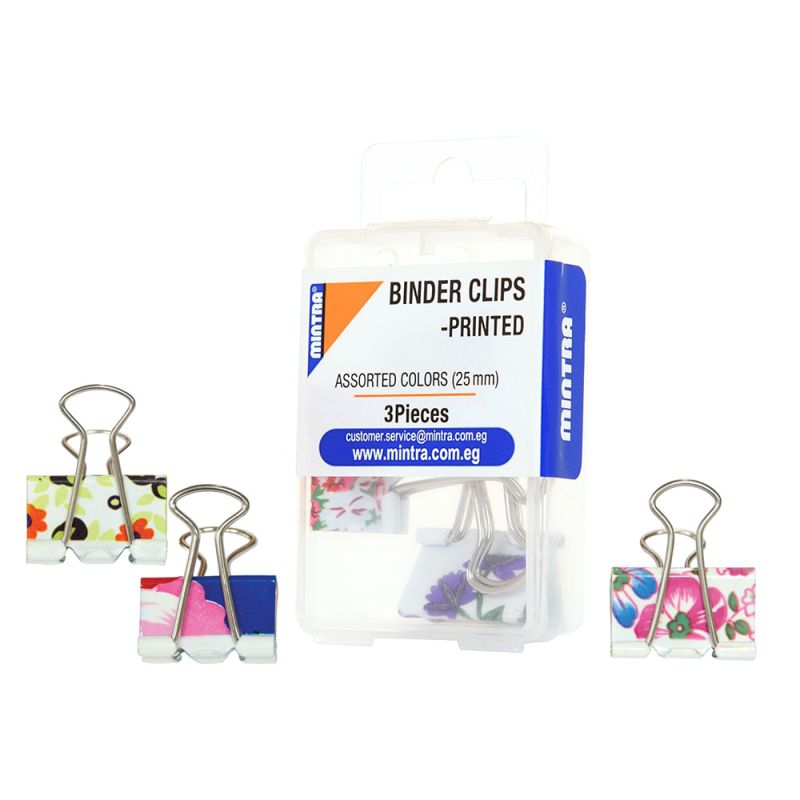 MINTRA Paper Clips Metallic 28mm 5 Pcs Mixed Colours
