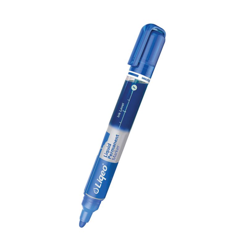 LIQEO Permanent Marker Round Tip P-2127 Blue