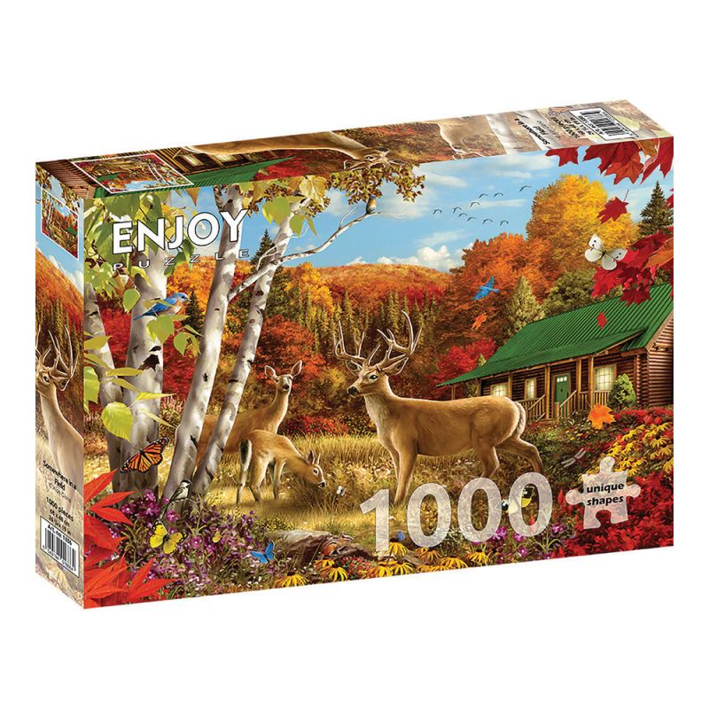ENJOY -Puzzle Landscapes Somewhere In A Field 1886