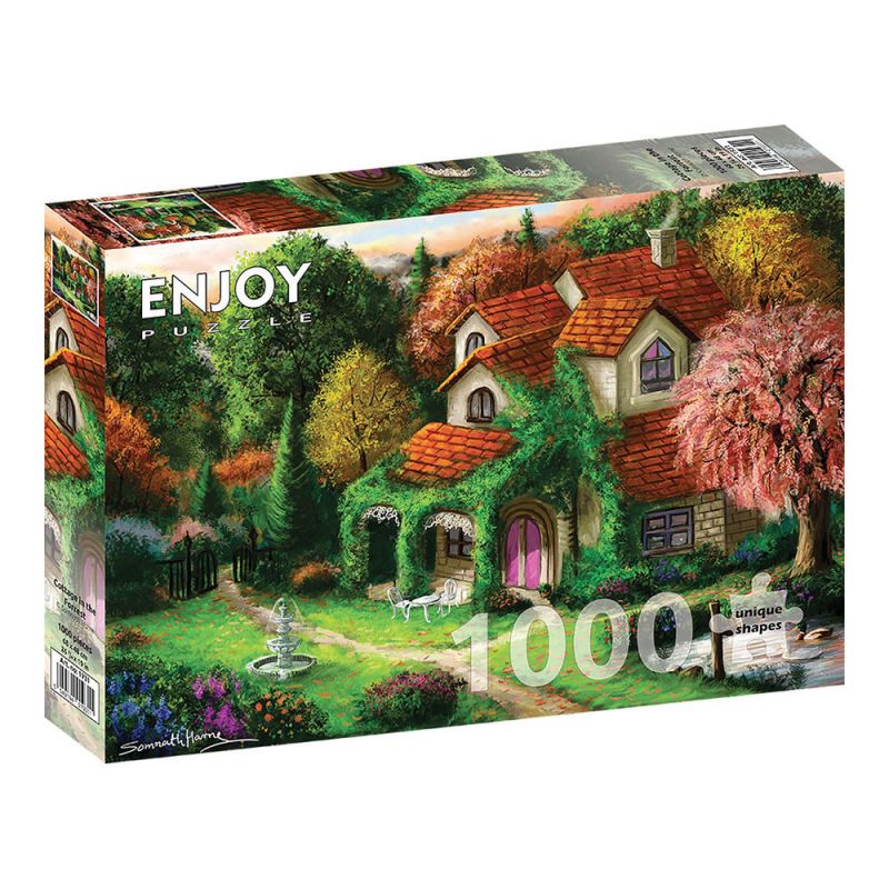 ENJOY -Puzzle Landscapes Cottage In The Forest 1931