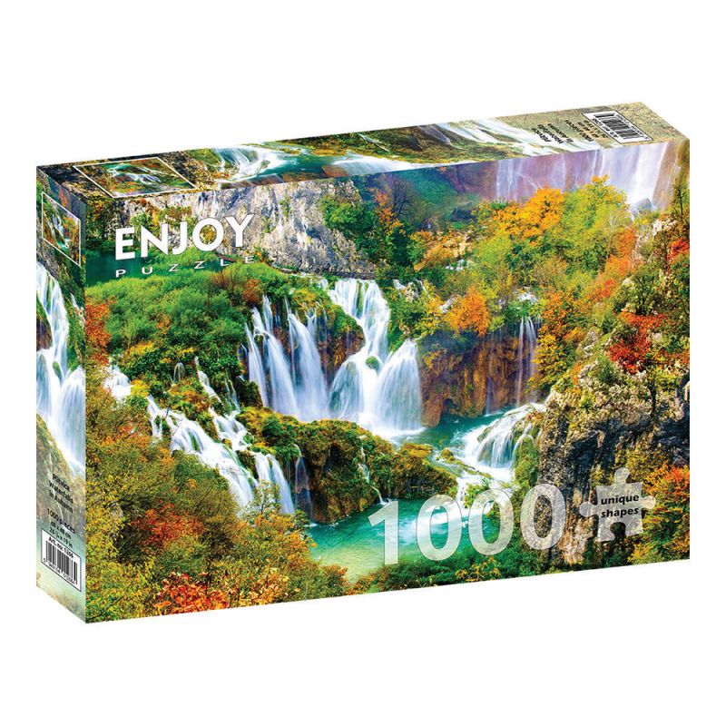ENJOY -Puzzle Places Plitvice Waterfalls In Autumn 1266
