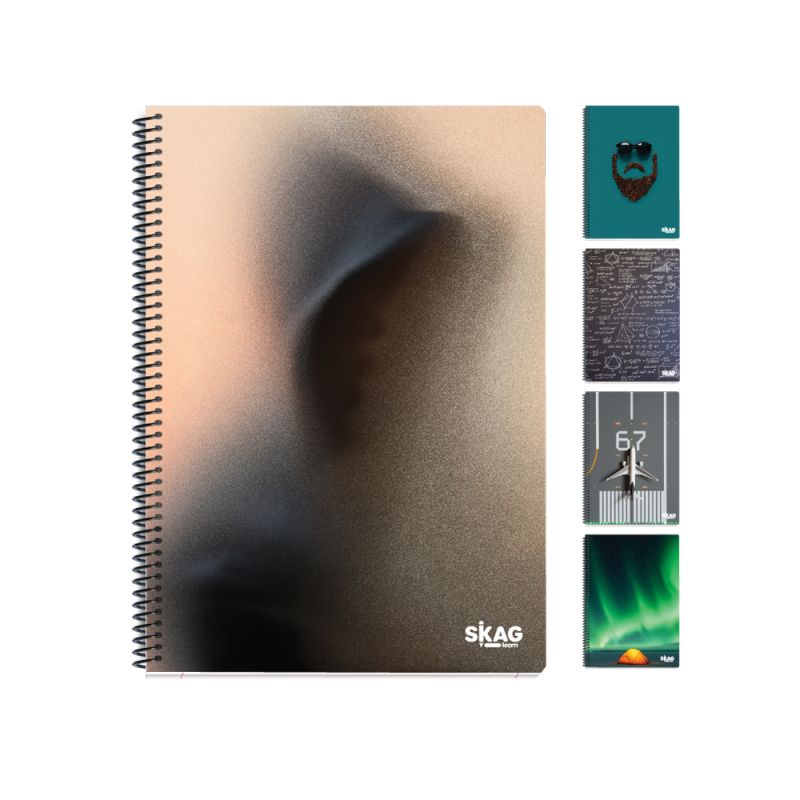 SKAG Notebooks University Fun(Boy) 17X25 2 Subj 80gr No 9242