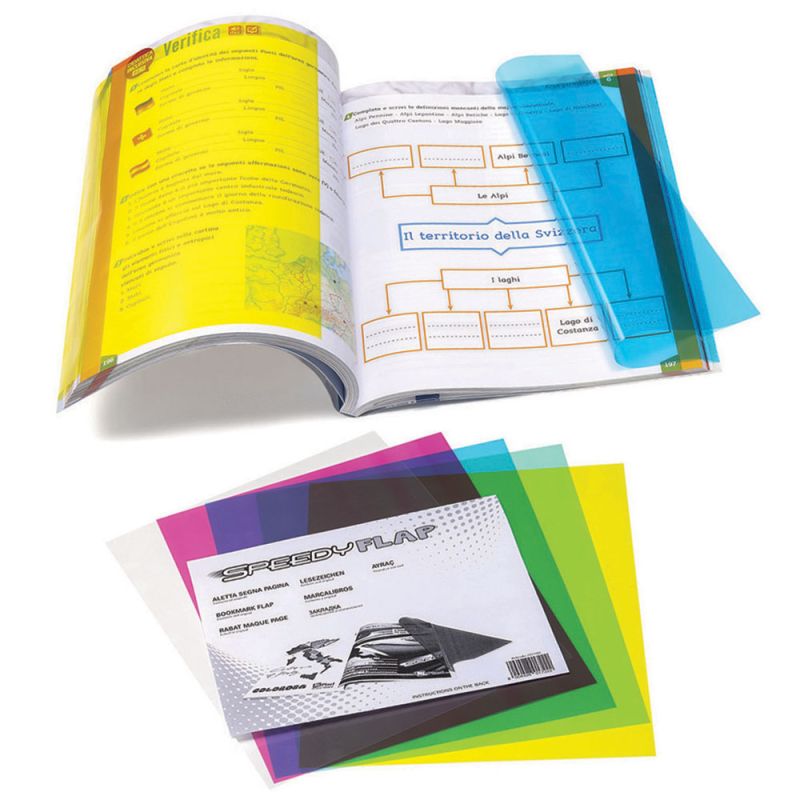 SPEEDYFLAP Sheets 22Χ27.5cm 20Sh 5 Ass Colors