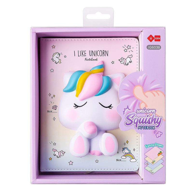 SQUISHY Notepad 128Sh Unicorn Ig6038