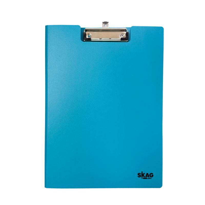 SKAG Clip Board 25X35 10cm Mech.With Cover Turquoise