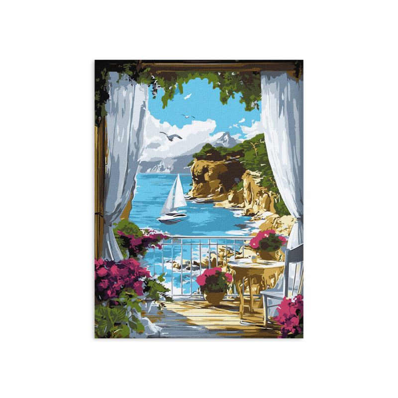 IDEYKA Painting By No.- Μεσογειακό Όνειρο Art_Selena_Ua (KHO2798) 30Χ40