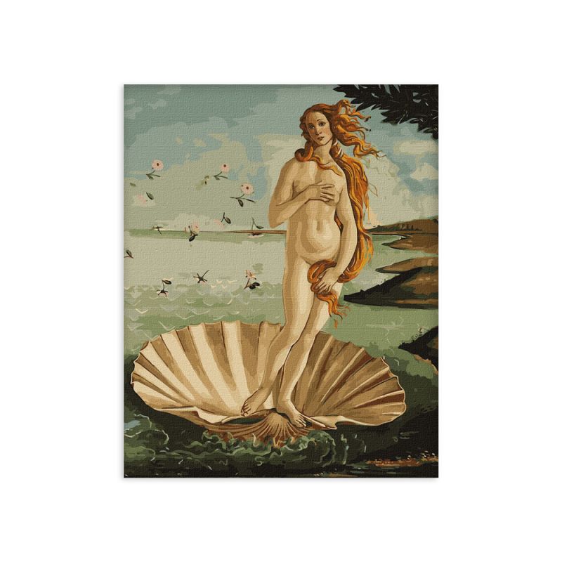 IDEYKA Painting By No.- Η Γέννηση της Αφροδίτης Sandro Botticelli (KHO4824) 40Χ50