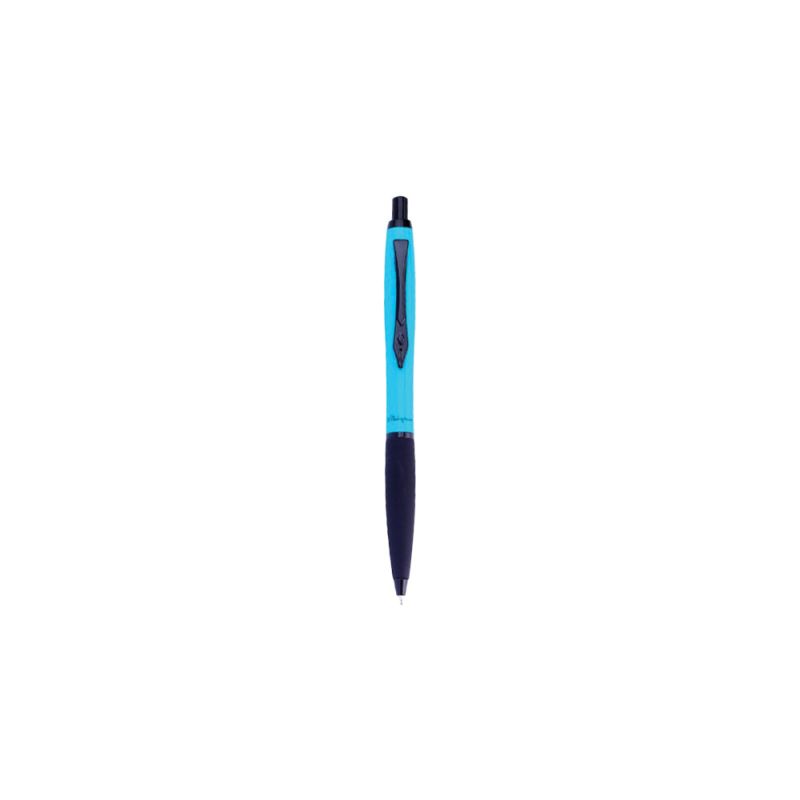 PLATIGNUM Long-Life Ballpoint Pen Blue Carnaby Str, Blister Pack, With Spare Refill – Blue Ink, Code 50428