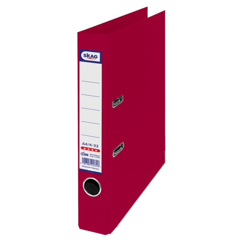 SKAG Arch Lever Files (Systems) P.P. A4 4/32 Marroon