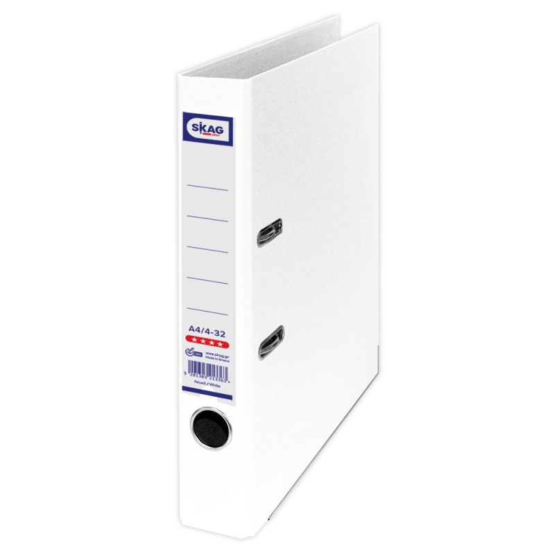 SKAG Arch Lever Files (Systems) P.P. A4 4/32 White