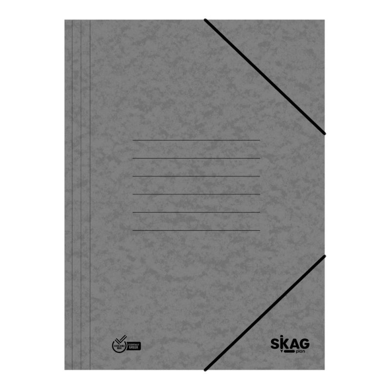 SKAG Ντοσιέ Πρεσπάν Λάστιχο 25X35  Γκρί