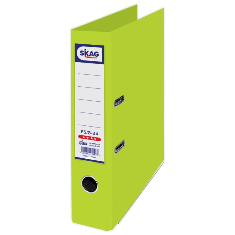 SKAG Arch Lever Files (Systems) P.P. 8/34 Lime Green