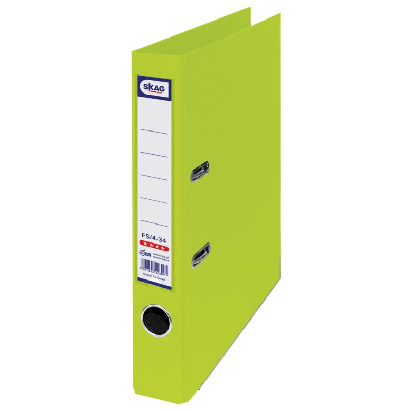 SKAG Arch Lever Files (Systems) P.P. 4/34 Lime Green