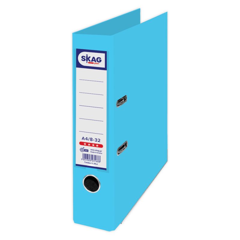 SKAG Arch Lever Files (Systems) P.P. A4 8/32 Light Blue