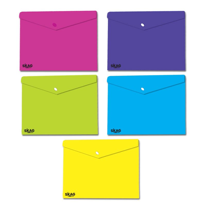 SKAG Envelope With Button A4 Fancy