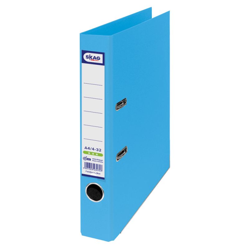 SKAG Arch Lever Files (Economy) P.P. A4 4/32 Light Blue