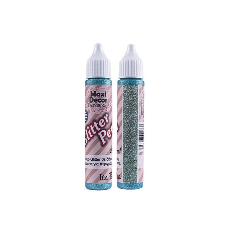 MAXI COLOR Glitter   Στυλό Μπλέ/Πάγου    28 Ml