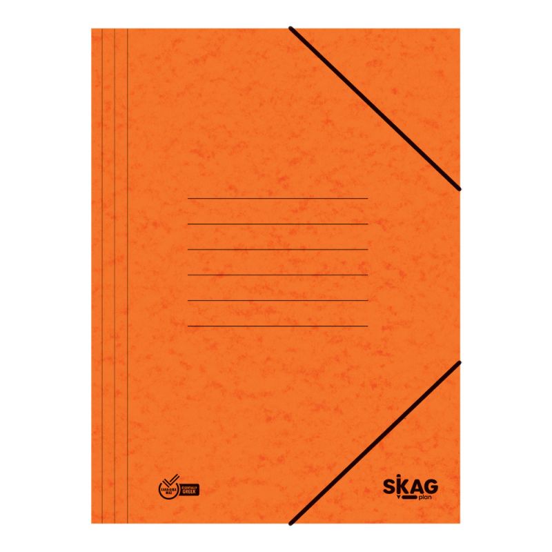 SKAG Ντοσιέ(Economy)Λαστ. 25X35  Πορτοκαλί