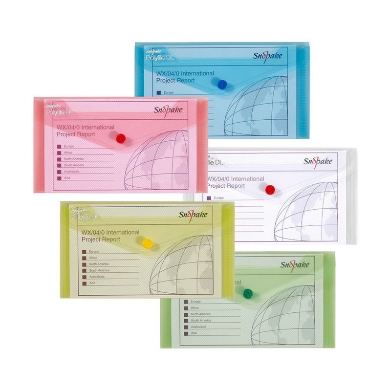 SNOPAKE POLYFILE DL CLASSIC ASSORTED 225x125mm