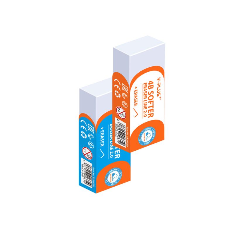 Y PLUS Γόμα Softer Eraser Line (Big) Εκθέτης 20 Τεμάχια Ex240200