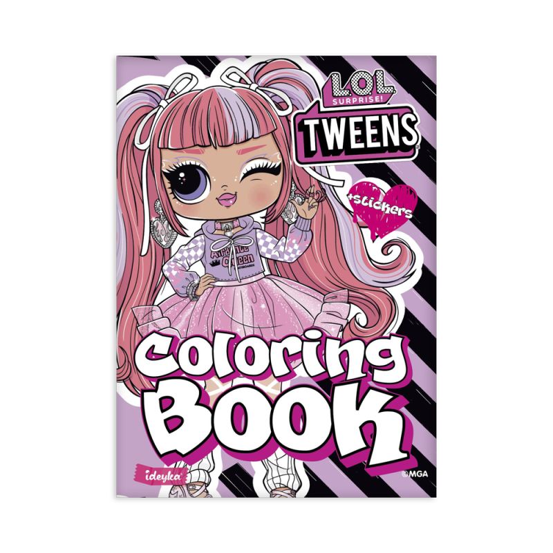 Coloring Book With Stickers - Tweens Ali Dance (Lcb9)