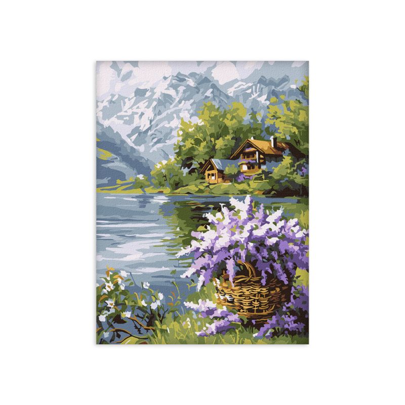 IDEYKA Painting By No.-  Ανοιξιάτικο Τοπίο Art_Selena_Ua (KHO6357) 30Χ40