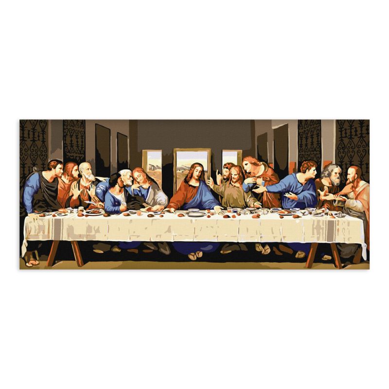 IDEYKA Painting By No.- Μυστικός Δείπνος Leonardo Da Vinci (KHO8423) 30Χ70