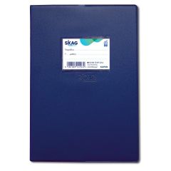 SKAG EXERCISE BOOKS GREEK INDEX PLASTIC COVER MIXED COL 17x25 100SH 70GR