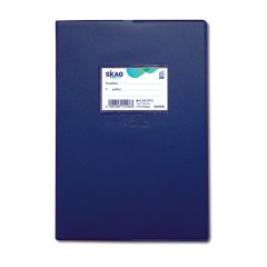 SKAG ΤΕΤΡΑΔΙΑ (SUPER) ΜΕ ΚΑΛΥΜΜΑ ΜΠΛΕ 17X25 ΡΙΓΕ 100Φ 70ΓΡ