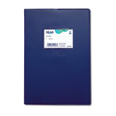 SKAG ΤΕΤΡΑΔΙΑ (SUPER) ΜΕ ΚΑΛΥΜΜΑ ΜΠΛΕ 17X25 ΡΙΓΕ 80Φ 70ΓΡ