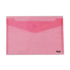 SKAG ENVELOPE WITH BUTTON A4 RED