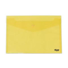 SKAG ENVELOPE WITH BUTTON A4 YELLOW