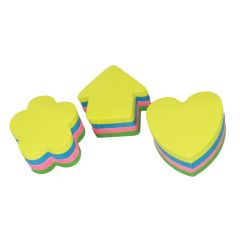 SKAG STICKY NOTES DESIGNS 75x75mm 320SH 5 COLOUR NEON